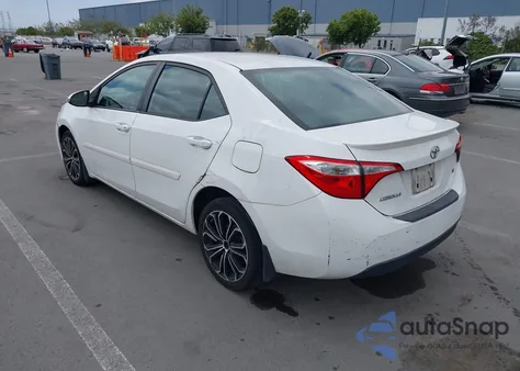2014 Toyota Corolla S Plus from USA, damaged, VIN 2T1BURHE9EC092630
